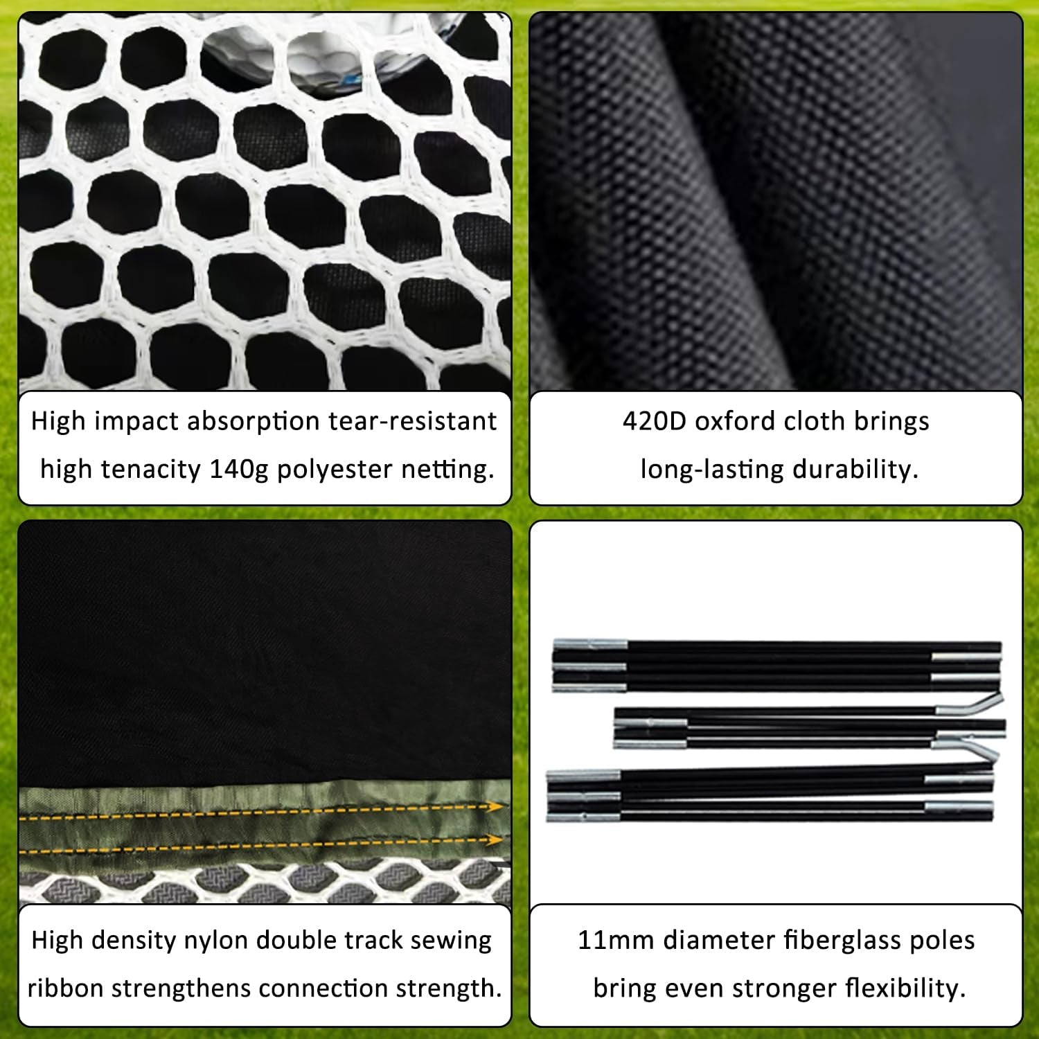 Golf Practice Nets with Real Balls/Turf Mat/Tees/Hat/Target/Bag: 10X7Ft 12X7Ft Gift for Mens Golf Lovers Hitting Driving Chipping Net - Indoor Outdoor Garage Using