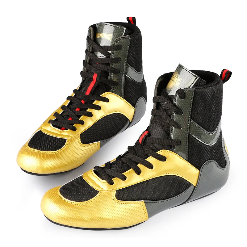 2020 New Brand Professional Fighting Wrestling Shoes for Men Breathable anti Slip Wrestling Sneakers Man Size 35-46 Boxing Shoes