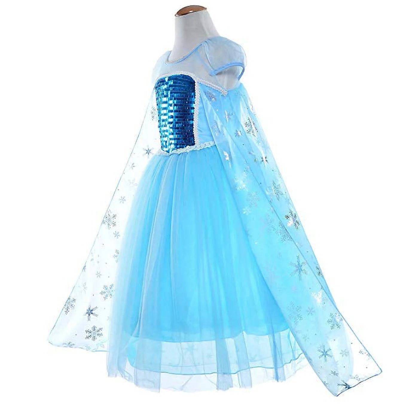 Princess Dress Halloween Costumes Party Dress up for Kids,Little Gilrs 7/8