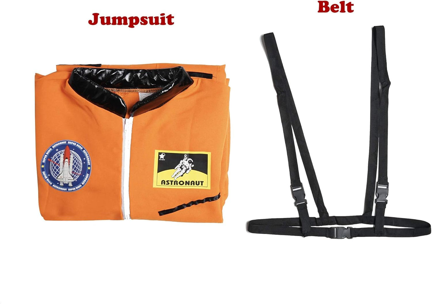 Astronaut Costume Men Halloween Spaceman Suit Adults Pilot