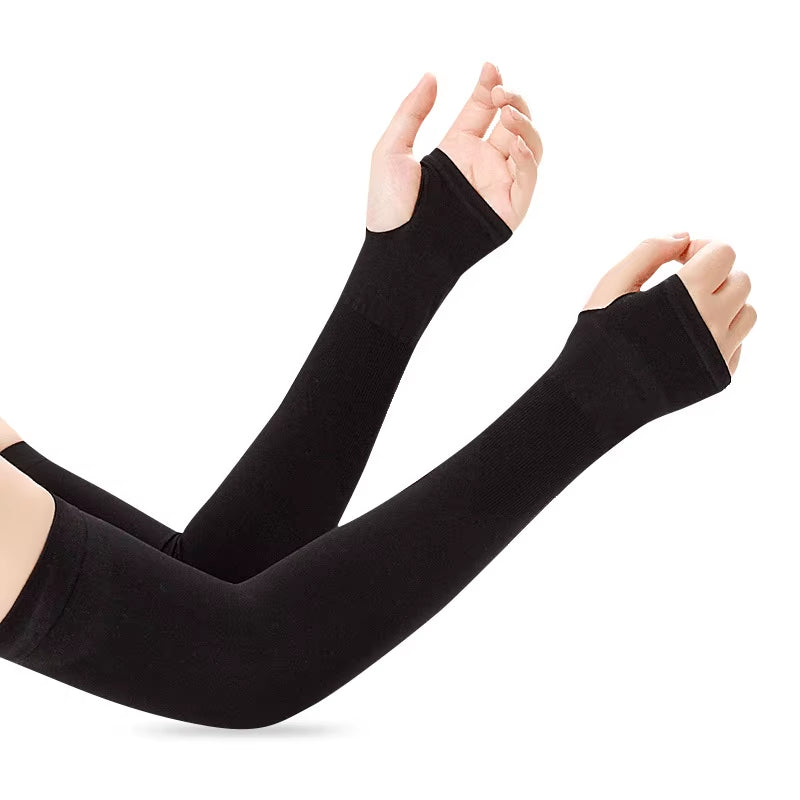 1Pairs Sports Arm Compression Sleeve Basketball Cycling Arm Warmer Summer Running UV Protection Volleyball Sunscreen Bands