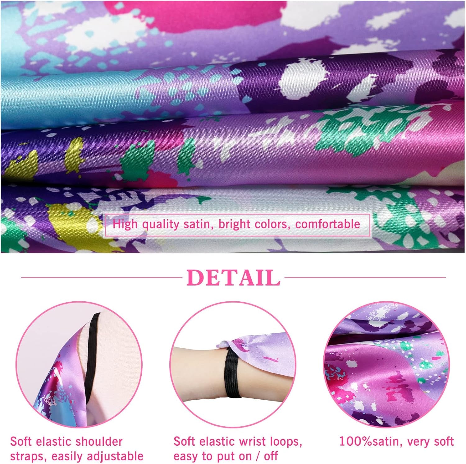 6 Pcs Kids Fairy Butterfly-Wings for Girls Halloween-Costumes with Antenna Headband Mask Party Favors