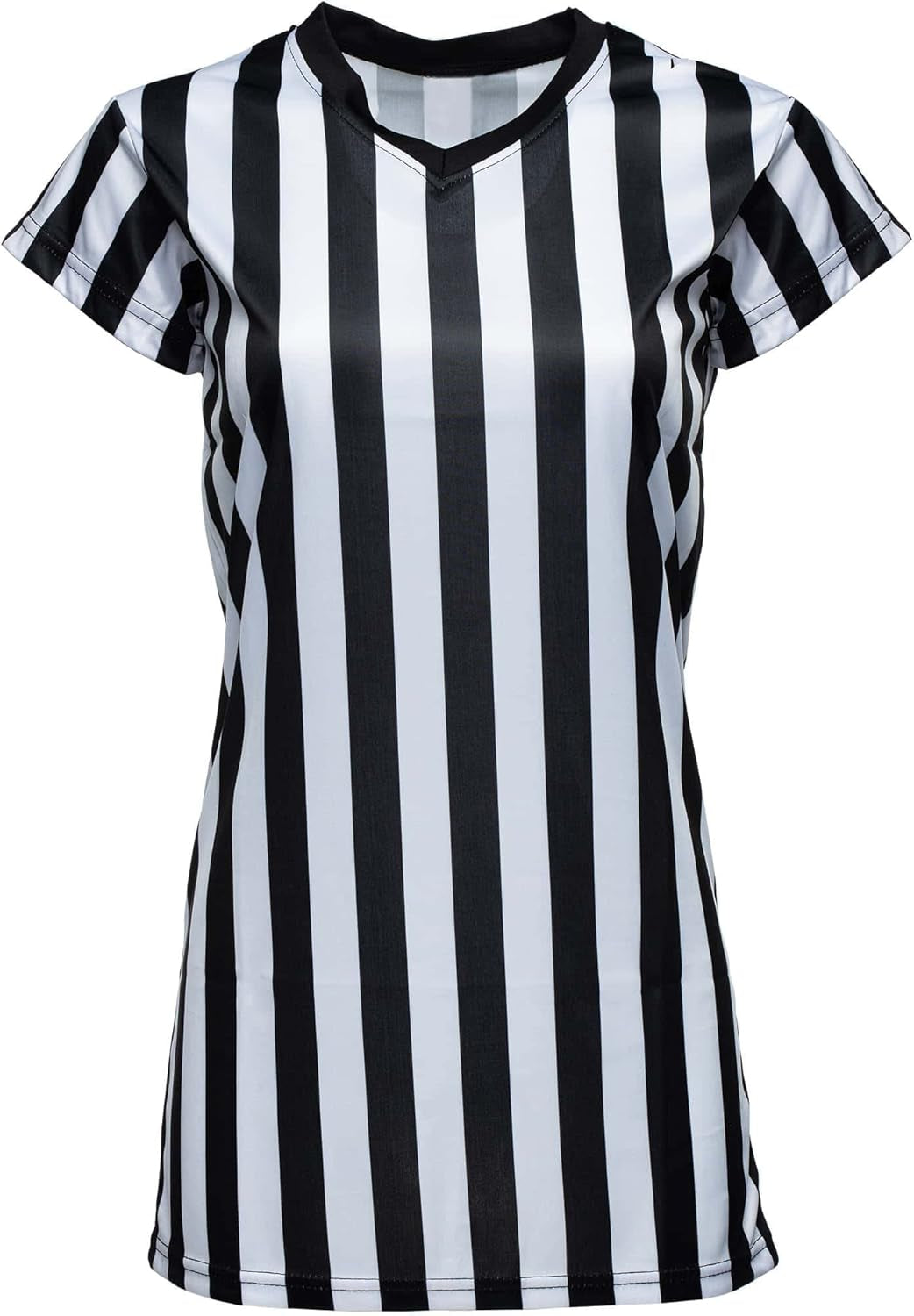 Women'S Referee Shirt | Women'S V-Neck Officials Jersey, Halloween Costume, or Waitress Uniform