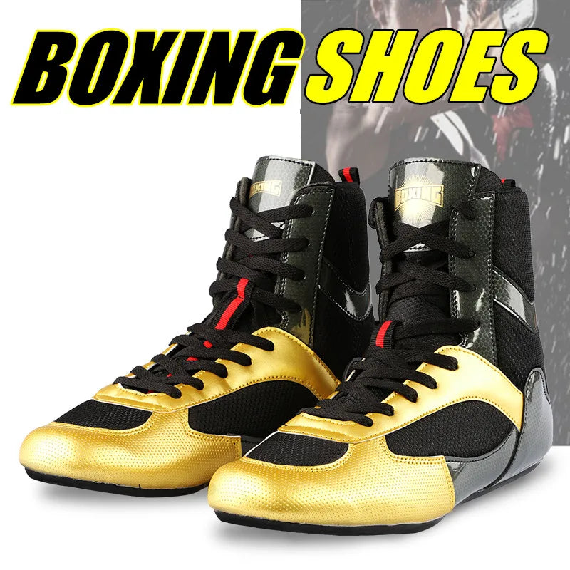 2020 New Brand Professional Fighting Wrestling Shoes for Men Breathable anti Slip Wrestling Sneakers Man Size 35-46 Boxing Shoes