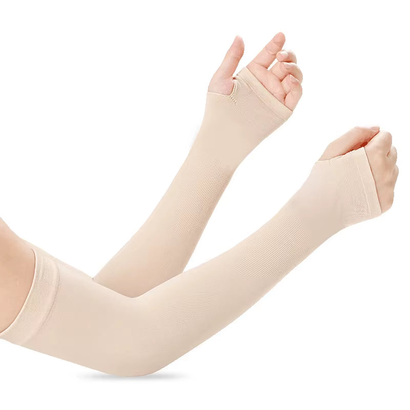 1Pairs Sports Arm Compression Sleeve Basketball Cycling Arm Warmer Summer Running UV Protection Volleyball Sunscreen Bands