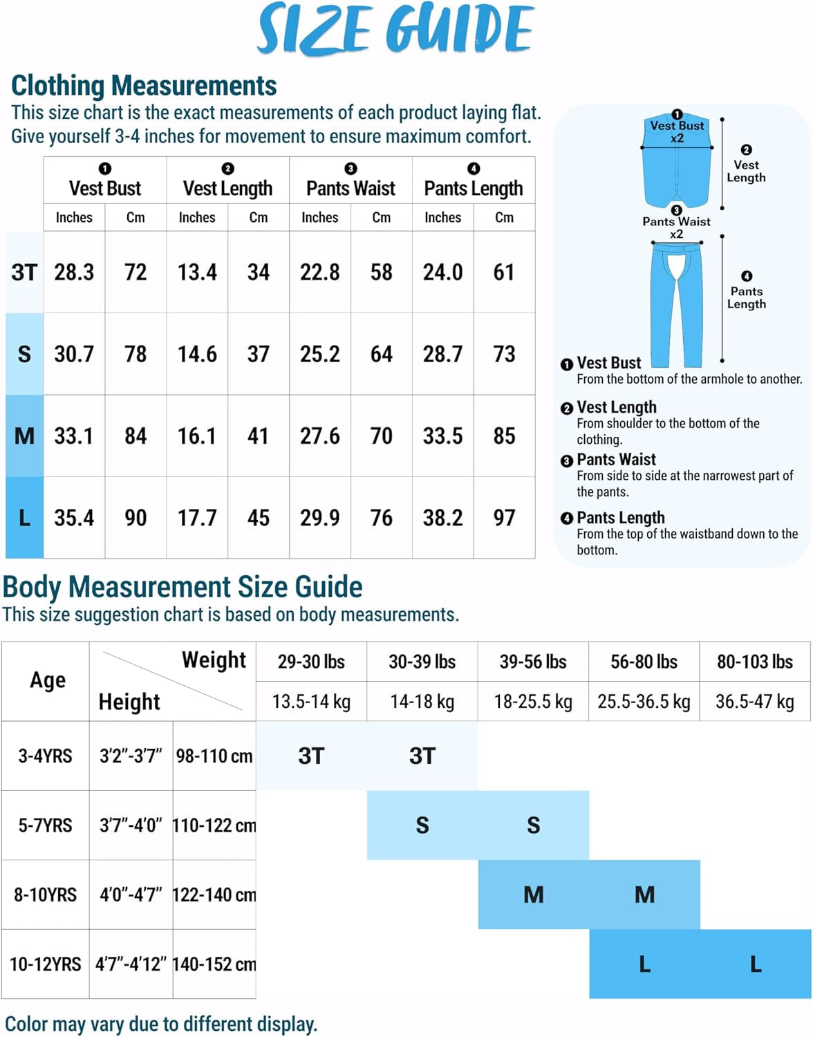Halloween Cowboy Hat Costume for Boys, Kids White Brown Western Costume, Deluxe Cowboy Outfit Set for Toddler Halloween Roleplay Themed Party (3T, 3-4 Yrs)