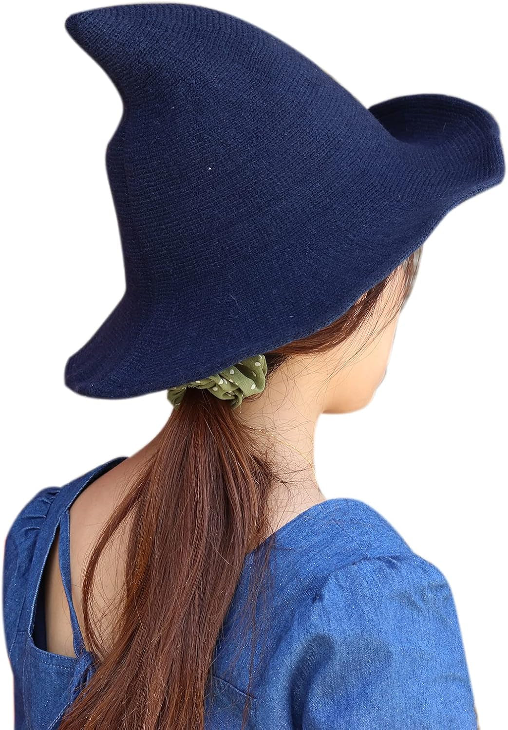 Women'S Wool Witch Hat for Halloween Party Masquerade Cosplay Costume Accessory and Daily