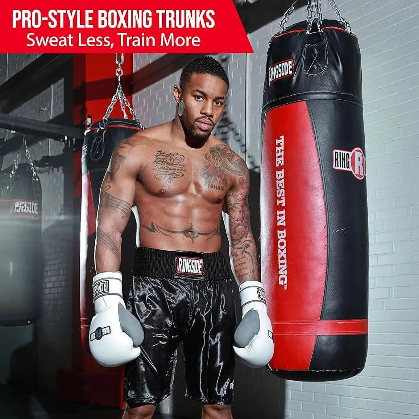Pro-Style Boxing Trunks, Satin Shorts for Men and Women, Ideal for Boxing, MMA, Muay Thai