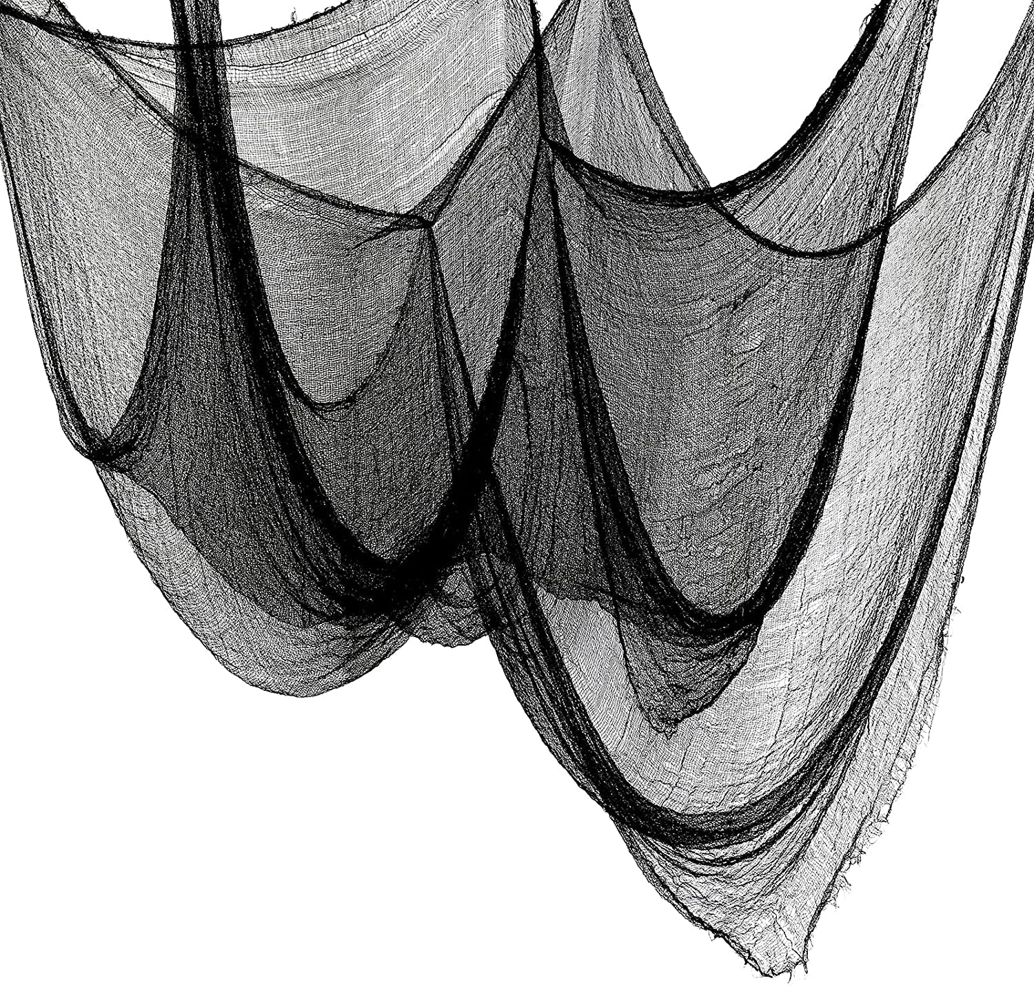 Halloween Creepy Cloth Black 80×160Inch - Halloween Decorations Clearance - Creepy Spooky Halloween Decorations Outdoor Indoor…