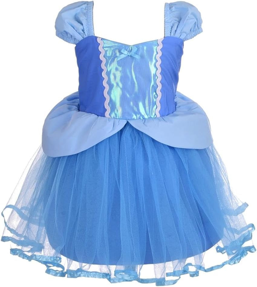 Princess Costumes Birthday Fancy Halloween Xmas Party Dresses up for Baby Little Toddler Girls