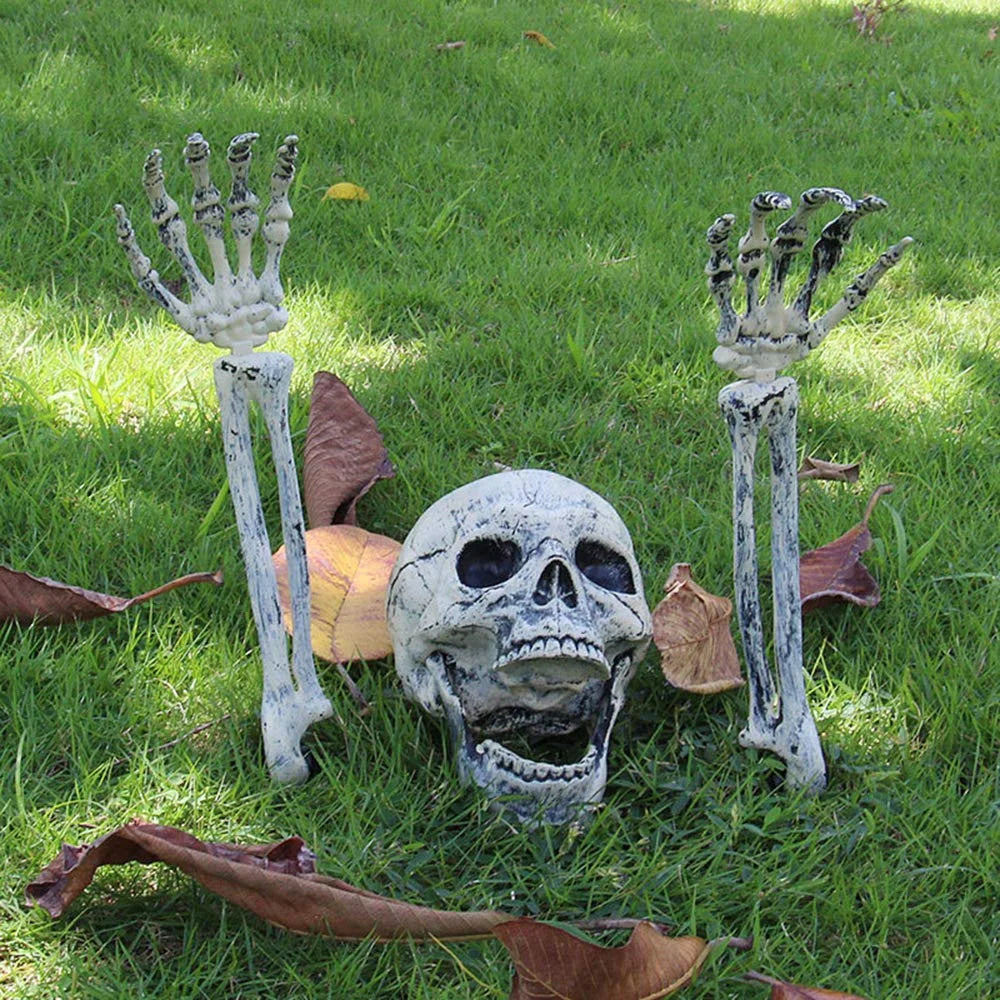 Halloween Decorations Outdoor Halloween Skeleton Stakes for Lawn Stakes Garden Halloween Skeleton Decoration for Halloween Party