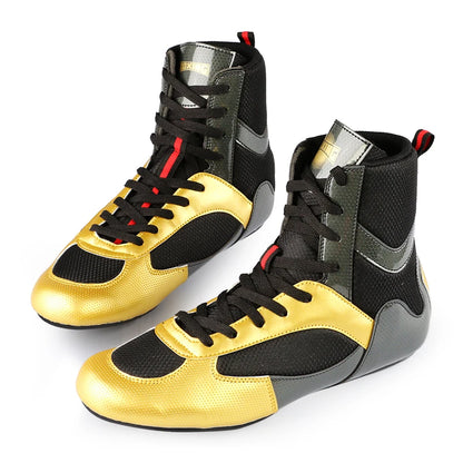 2020 New Brand Professional Fighting Wrestling Shoes for Men Breathable anti Slip Wrestling Sneakers Man Size 35-46 Boxing Shoes