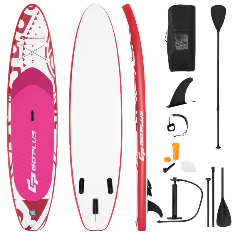 10.6/11 Feet Inflatable Adjustable Paddle Board with Carry Bag