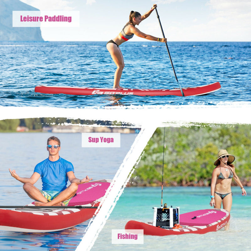 10.6/11 Feet Inflatable Adjustable Paddle Board with Carry Bag