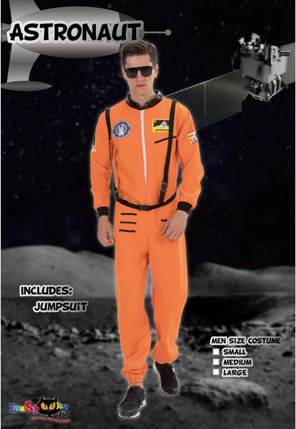 Astronaut Costume Men Halloween Spaceman Suit Adults Pilot