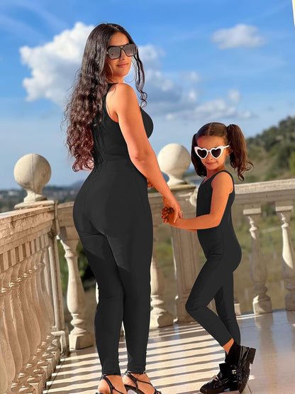 Womens One Piece Jumpsuit Sleeveless Rompers Tank Top Unitard Tummy Control Spandex Bodysuit for Yoga, Workout…