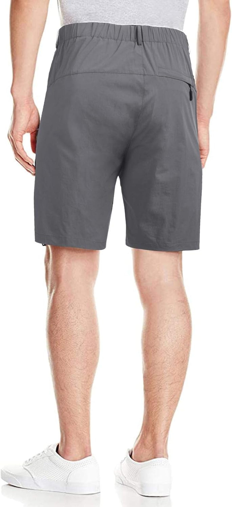 Men'S Stretch Cargo Shorts Quick Dry Work Out Shorts for Outdoors Hiking Camping Travel Grey
