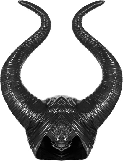 Halloween Costumes Black Crow Horns Queen Horns for Women Gothic Evil Hat Headband