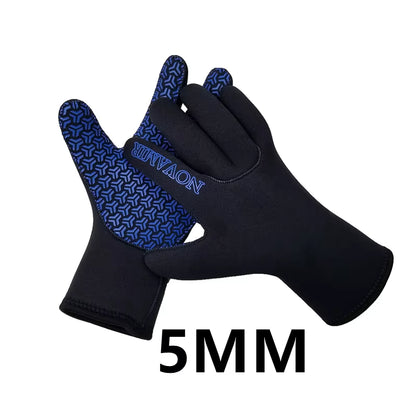 3Mm 5Mm Neoprene Diving Gloves Wetsuit Water Glove for Spearfishing Underwater Hunting Kayaking Canoeing Scuba Snorkeling NG-01